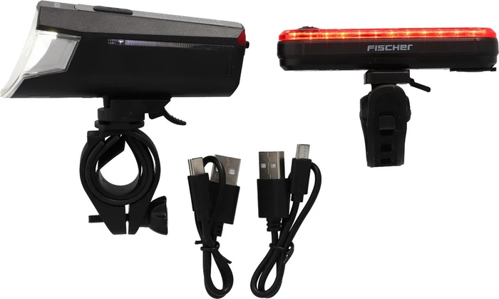 Fischer Akku-USB-LED 80 Lux Beleuchtungsset