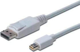Digitus DisplayPort/Mini DisplayPort 1.1 Kabel weiß, 2m