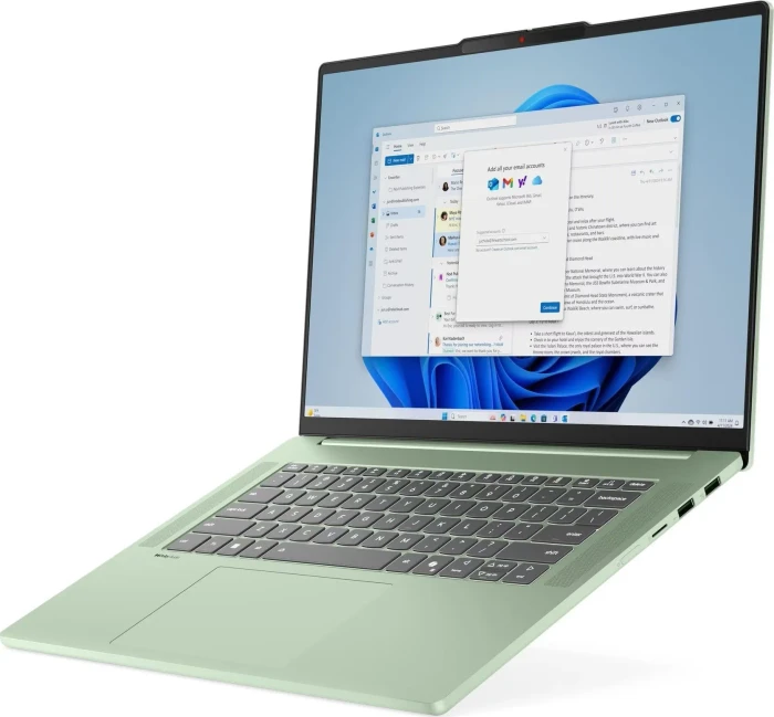 Lenovo IdeaPad Slim 5 14AGP11 (IdeaPad Slim 5a), Breeze Moss, Ryzen AI 5 430, 16GB RAM, 512GB SSD, DE