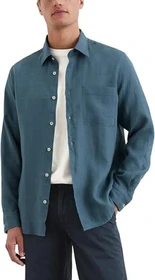 Marc O'Polo Regular Leinen Hemd langarm storm (Herren)
