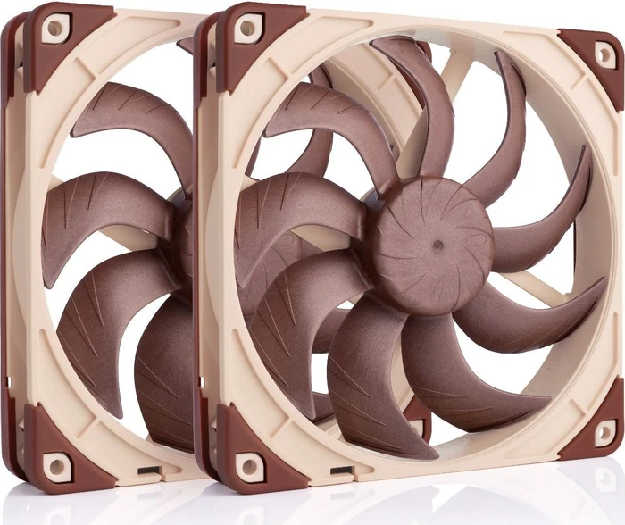 Noctua NF-A14x25 G2 PWM Sx2-PP, 140mm, 2er-Pack