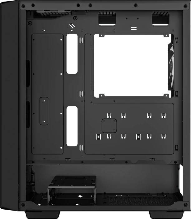 DeepCool CC560 [V2], schwarz, Glasfenster