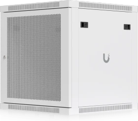 Ubiquiti 12U Rack Cabinet, 19" Wandgehäuse 12HE, Gitternetztür, weiß, 600mm tief