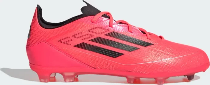 adidas F50 Pro FG turbo/aurora black/platinum metallic (Junior)