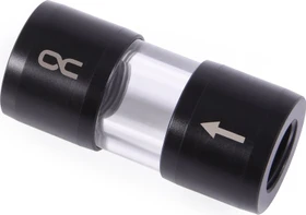 Alphacool Eiszapfen Acryl/Acetal Inline Filter G1/4, schwarz