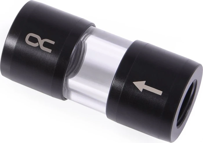 Alphacool Eiszapfen Acryl/Acetal Inline Filter G1/4, schwarz