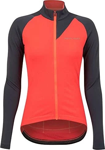 Pearl Izumi Attack Thermal Trikot langarm screaming red/dark ink (Damen)
