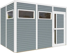 Bertilo Cubus 3 Gartenhaus 337x234cm grau