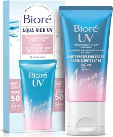 Bioré Aqua Rich UV Leichtes Feuchtigkeitsfluid LSF50, 50ml