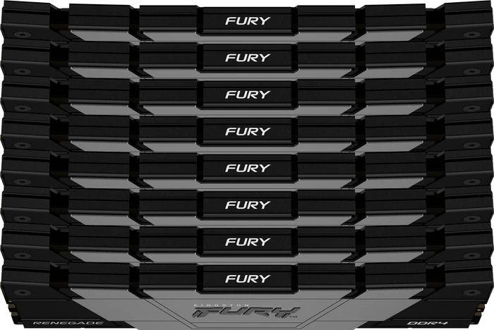 Kingston FURY Renegade UDIMM 256GB Kit, DDR4-3200, CL16-19-19, 2RX8