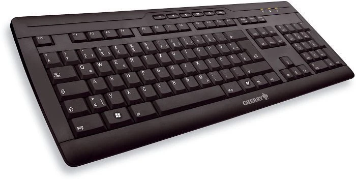 Cherry eVolution Stream XT schwarz, PS/2 & USB, DE