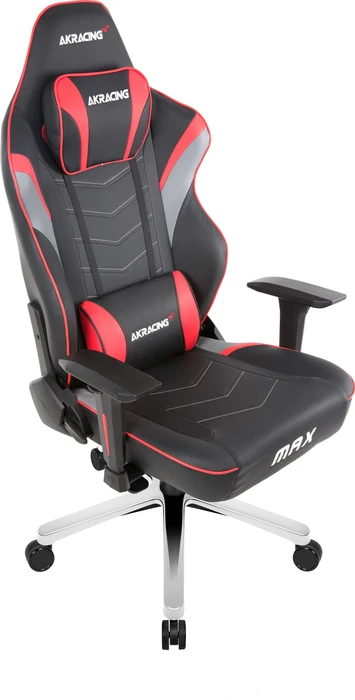 AKRacing Master Max Gamingstuhl, schwarz/grau/rot