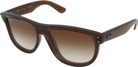 Ray-Ban RBR0501S Boyfriend Reverse poliert transparent braun/braun