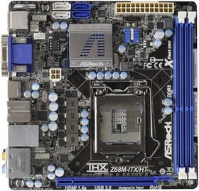 ASRock Z68M-ITX/HT (Intel 1155) (90-MXGJU0-A0UAYZ)