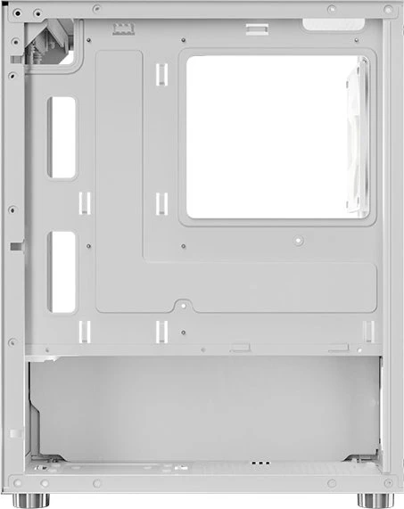AeroCool CS-111 [V1] White, Glasfenster