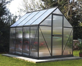 Palram Canopia Mythos 6x8 Gewächshaus grau