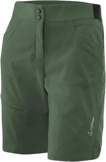 Löffler Comfort CSL Fahrradhose kurz olive (Damen)