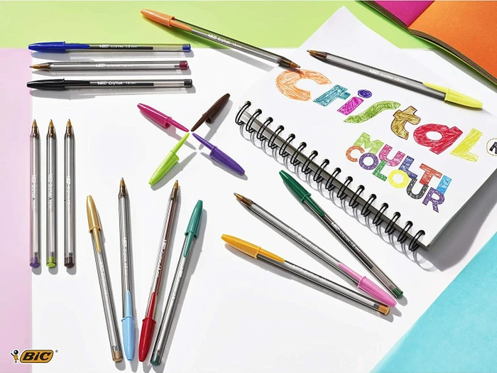 BIC Cristal Multi Colour 0.6mm Kugelschreiber (Mine) sortiert, 10er-Set (943437) – Bild 6