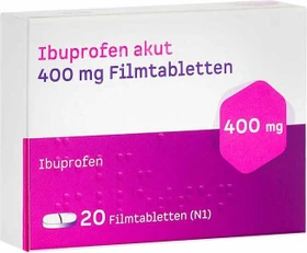 Juta Ibuprofen akut 400mg Filmtabletten, 20 Stück