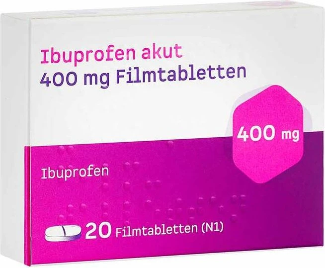 Juta Ibuprofen akut 400mg Filmtabletten, 20 Stück
