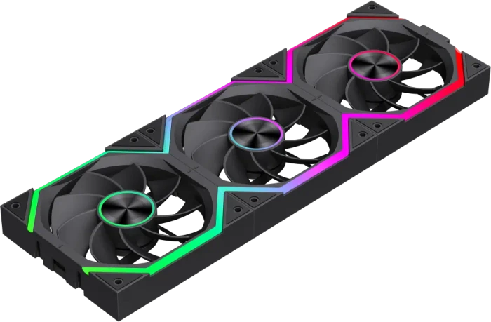 GameMax FN12A-N2 WL-R, schwarz, 120mm, 3er-Pack