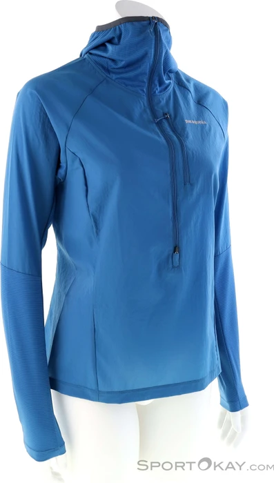 Patagonia Airshed Pro Pullover Laufjacke aquatic blue (Damen)