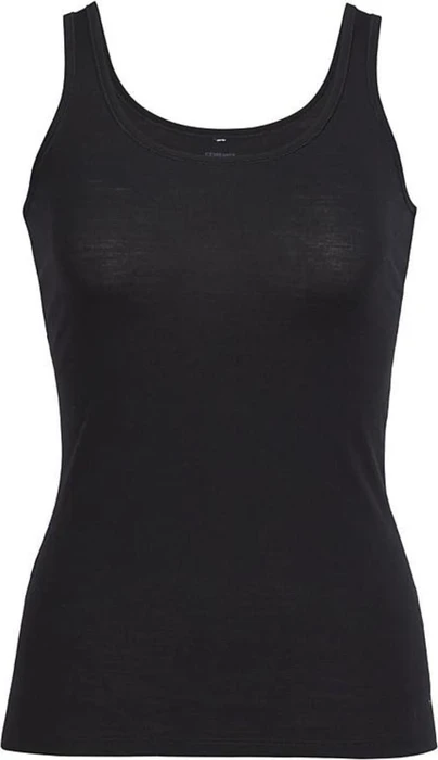 Icebreaker Siren Tank Funktionsshirt ärmellos schwarz (Damen)