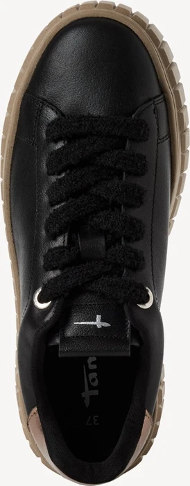 Tamaris Ledersneaker schwarz (Damen)