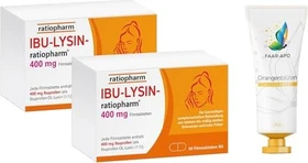 IBU-Lysin-ratiopharm 400mg Filmtabletten, 50 Stück
