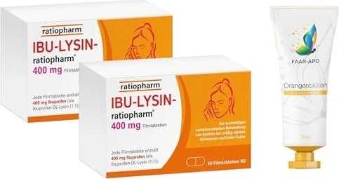 IBU-Lysin-ratiopharm 400mg Filmtabletten, 50 Stück