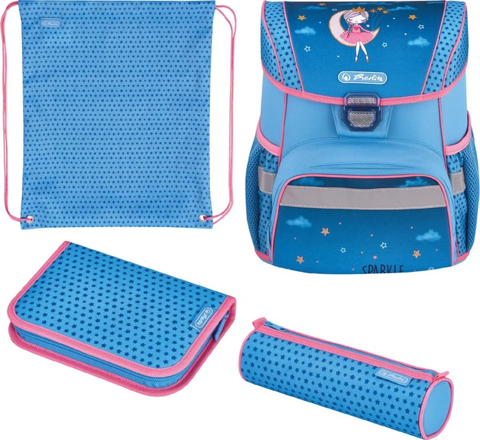 Herlitz Loop Plus Moon Lady Schultaschen-Set, 4-tlg.