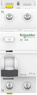 Schneider Electric Fehlerstrom-Schutzschalter iID 2P 40A 30mA Typ A