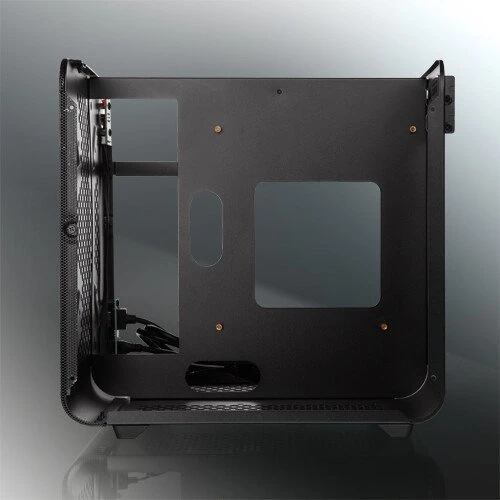 Raijintek Metis Evo TGS, weiß/schwarz, Glasfenster, Mini-ITX