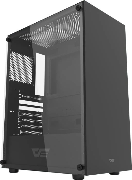 DarkFlash DK100 Black, Glasfenster