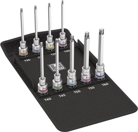 Wera 8767 C TORX HF 3 Zyklop Torx Steckschlüsselsatz inkl. Tasche, 9-tlg.