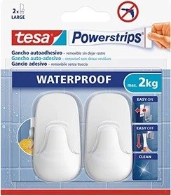 tesa Powerstrips Haken large weiß, 2 Stück