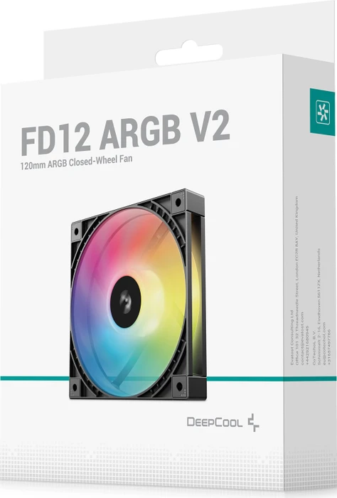 DeepCool FD12 ARGB V2, schwarz, 120mm