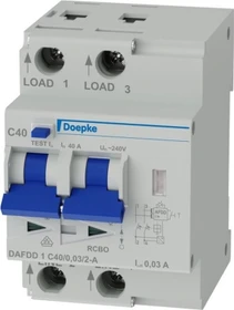 Doepke Fehlerlichtbogen-Schutzeinrichtungen DAFDD 1 C40/0,03/2-A