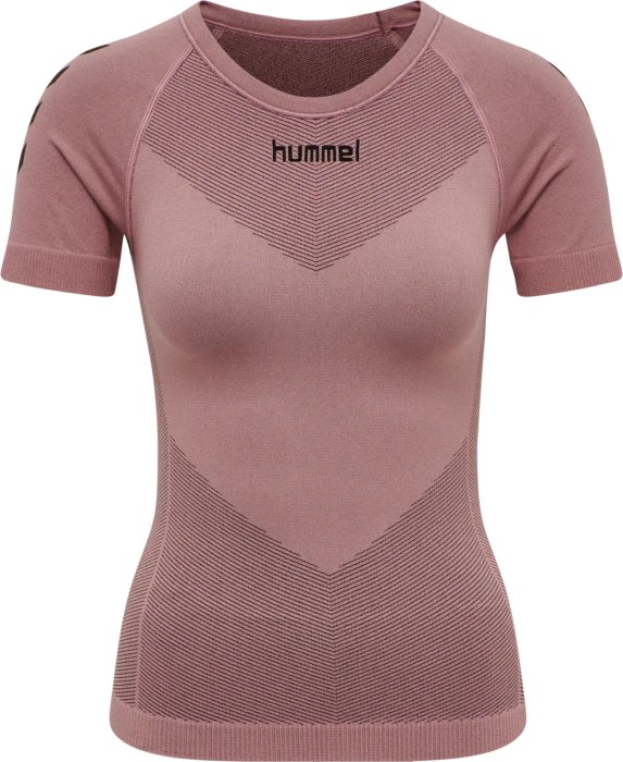hummel Seamless Jersey Funktionsshirt kurzarm dusty rose (Damen)