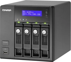 QNAP Turbo Station TS-469 Pro 12TB, 1GB RAM, 2x RJ-45 1000Base-T, 2x USB-A 3.0
