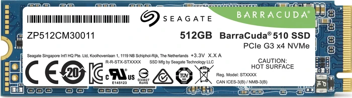 Seagate BarraCuda 510 SSD, M.2