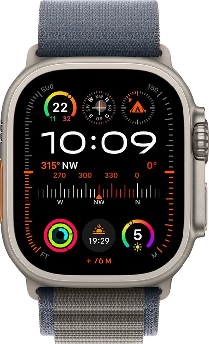 Apple Alpine Loop Medium für Apple Watch Ultra (49mm) blau