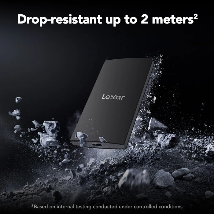 Lexar SL300 Portable SSD, 2TB, USB-C 3.1