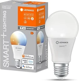 Osram Ledvance SMART+ WiFi Classic Tunable White A60 230V TW FR 9W E27, 4 Stück