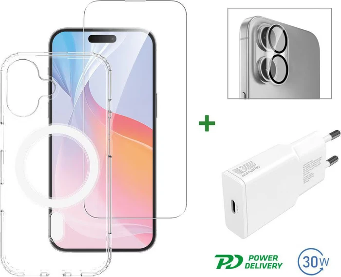 4smarts 3in1 Premium Starter Set für Apple iPhone 16