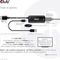 Club 3D aktives DisplayPort 1.4/HDMI 2.1 Adapterkabel schwarz, 0.15m Vorschaubild