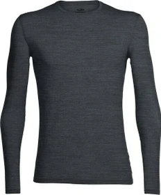 Icebreaker Anatomica Crewe Funktionsshirt langarm jet heather (Herren)