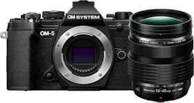 OM System OM-5 schwarz mit Objektiv M.Zuiko digital ED 12-40mm 2.8 PRO II