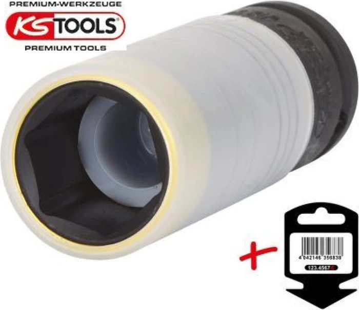 KS Tools SlimPOWER Außensechskant Steckschlüssel 1/2", 19x86mm