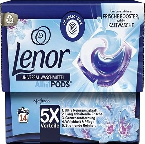 Lenor Allin1 Pods Aprilfrisch, 14 Stück